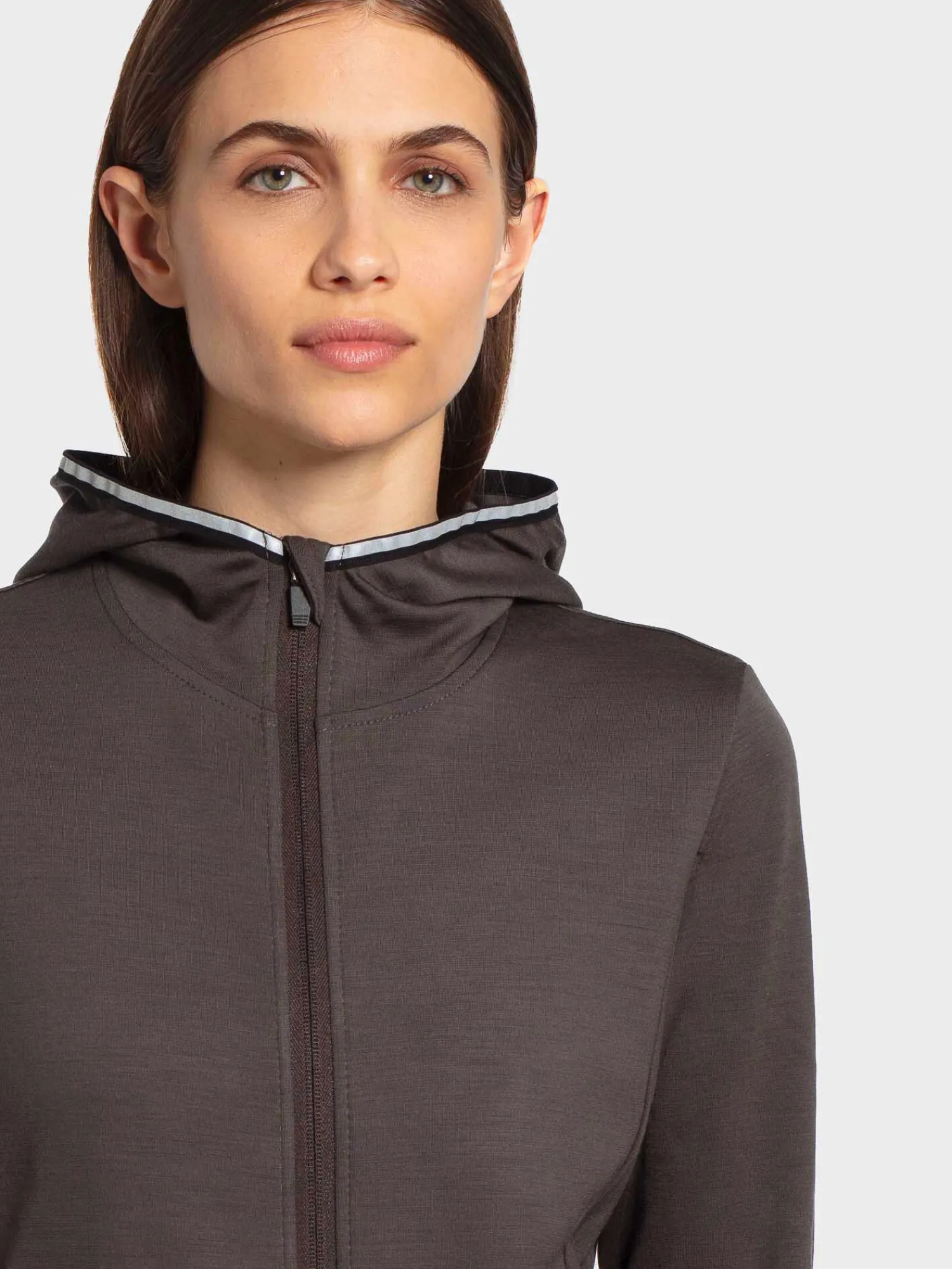 Clearance Rewoolution LARU - felpa 280 gr per donna in colore marrone
