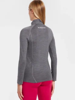 Hot Rewoolution LINDSEY - felpa in merino jersey 190 gr per donna in colore grigio