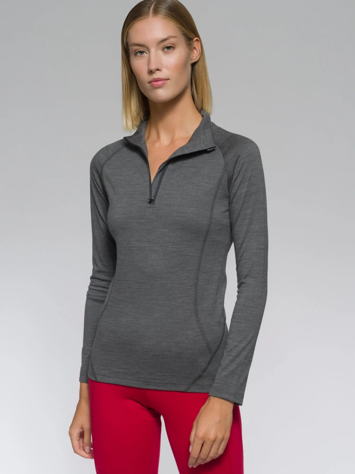 Hot Rewoolution LINDSEY - felpa in merino jersey 190 gr per donna in colore grigio