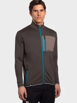 Outlet Rewoolution NAHUEL - felpa 280 gr per uomo in colore marrone
