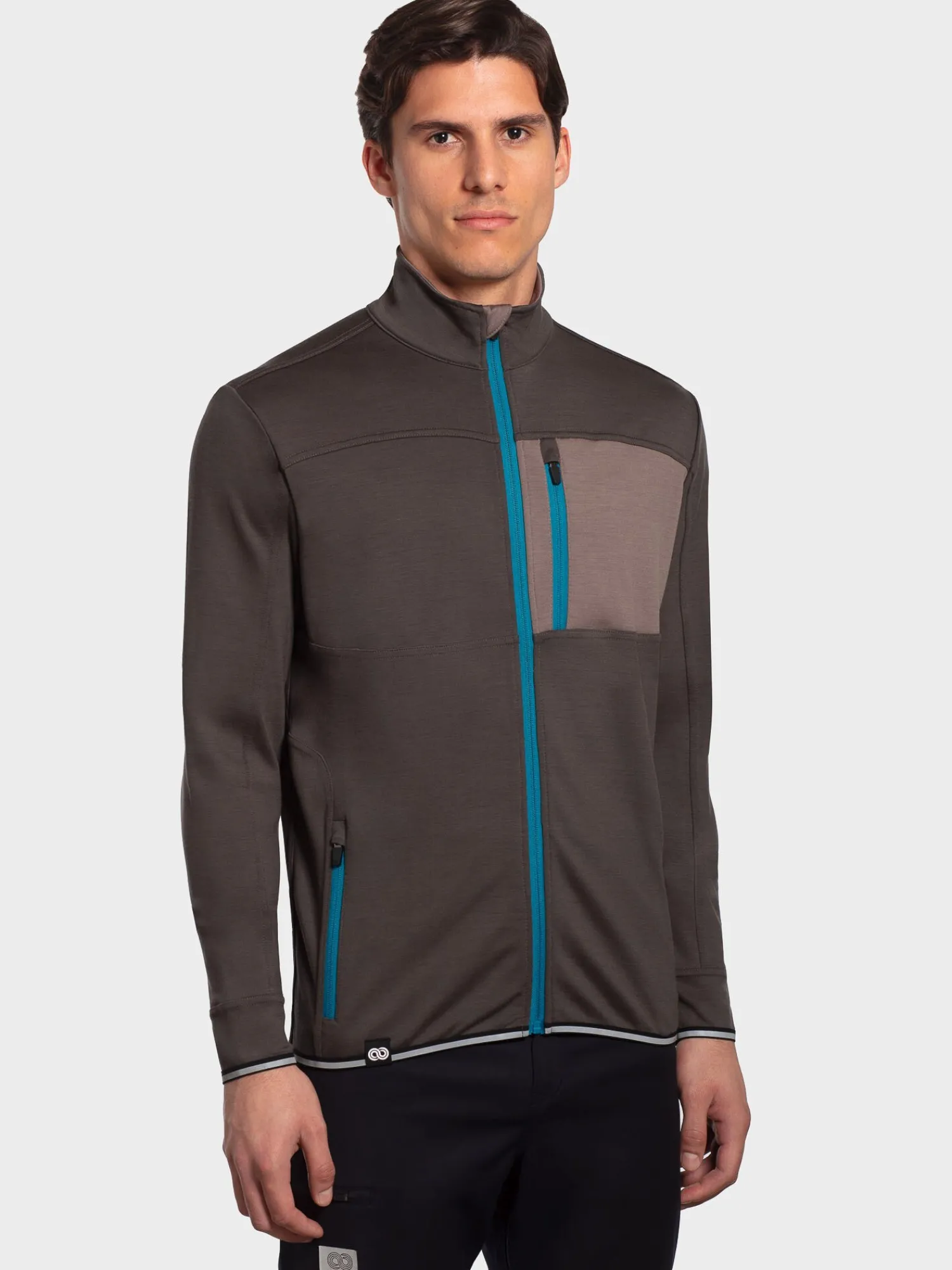 Outlet Rewoolution NAHUEL - felpa 280 gr per uomo in colore marrone