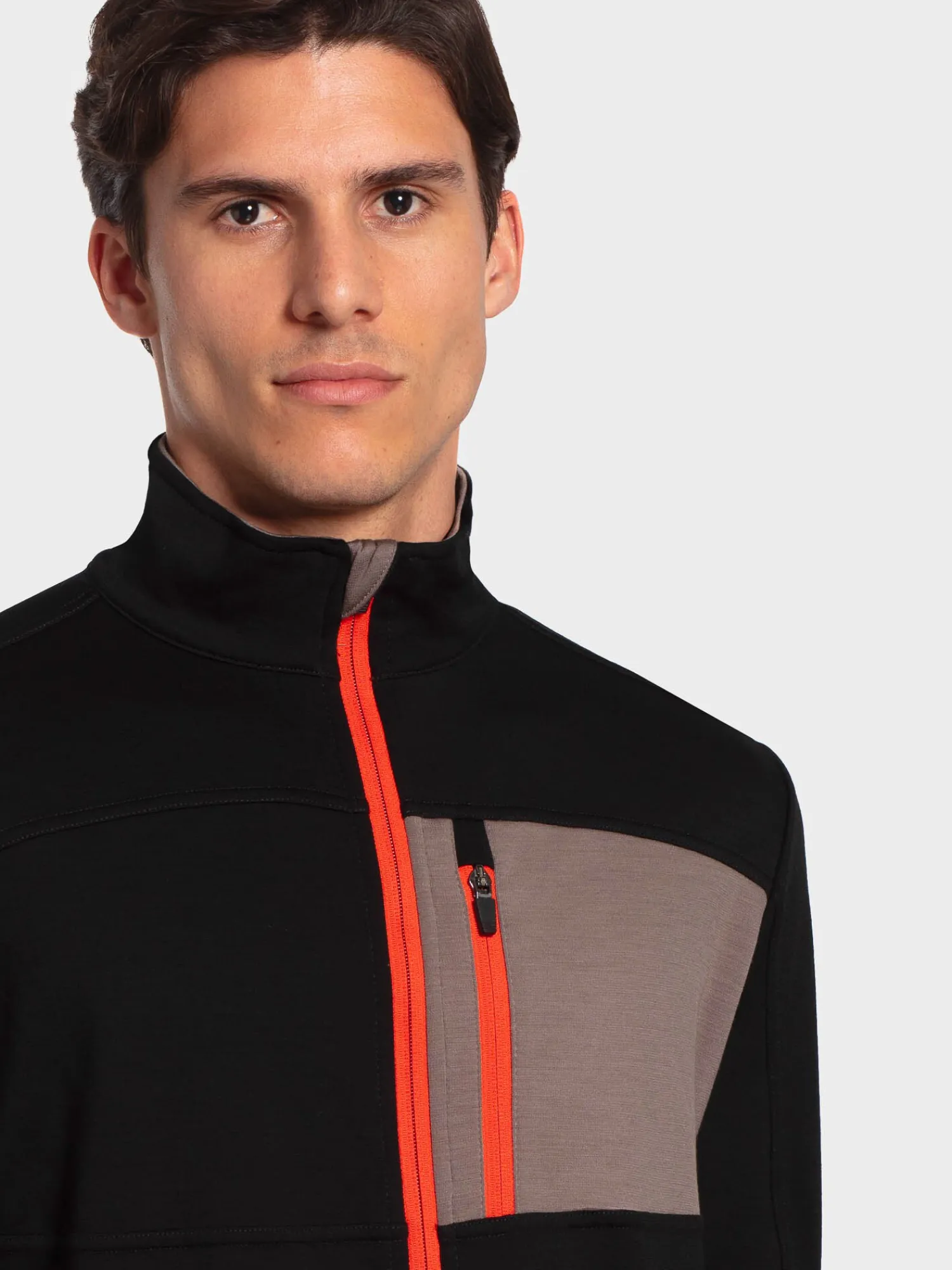Outlet Rewoolution NAHUEL - felpa 280 gr per uomo in colore nero