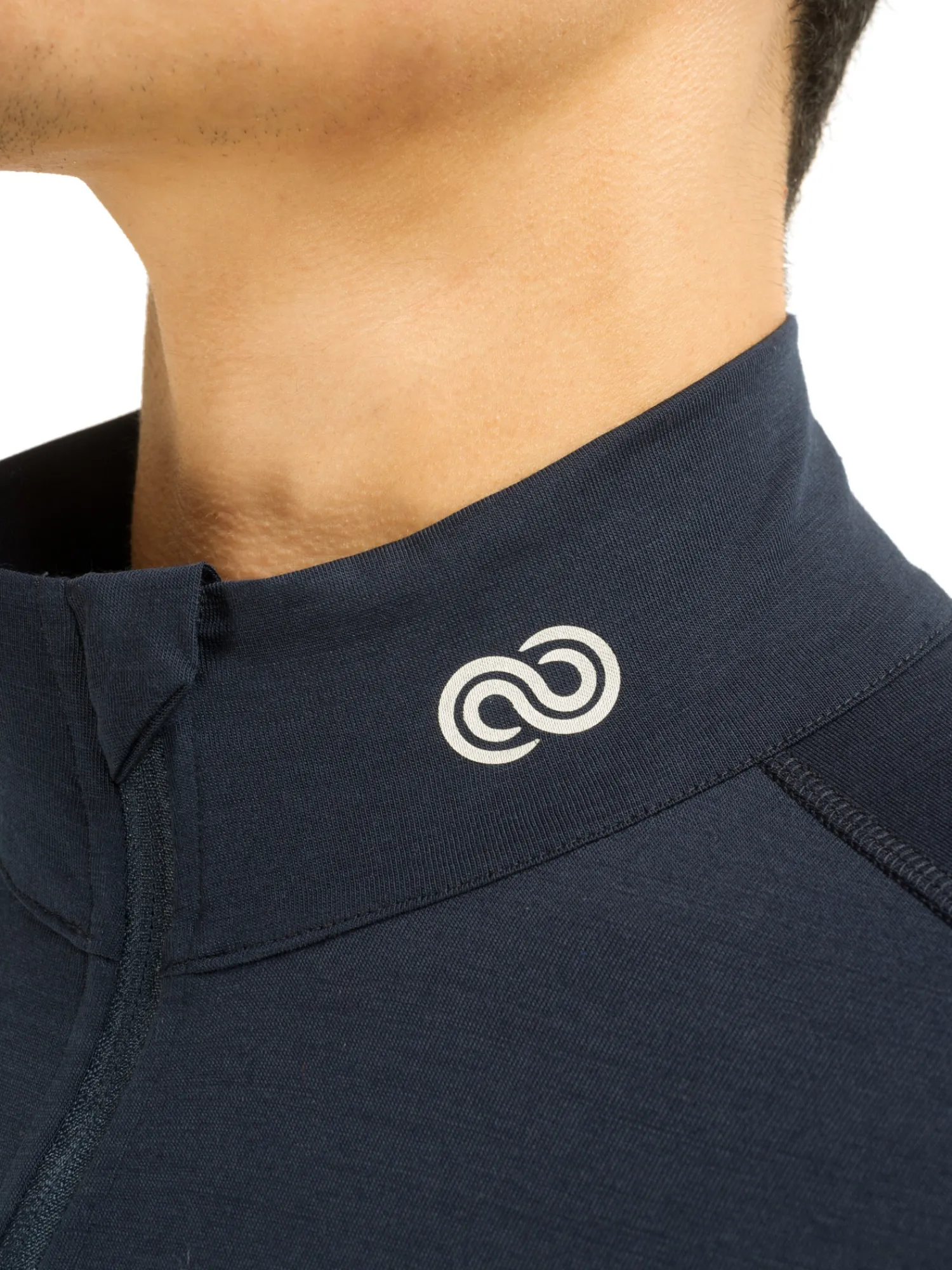 Best Rewoolution OCELOT - felpa in merino jersey 190 gr per uomo in colore blu