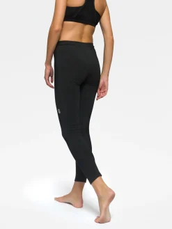 Hot Rewoolution OLYMPIA - leggings in merino jersey 190 gr  per donna in colore nero