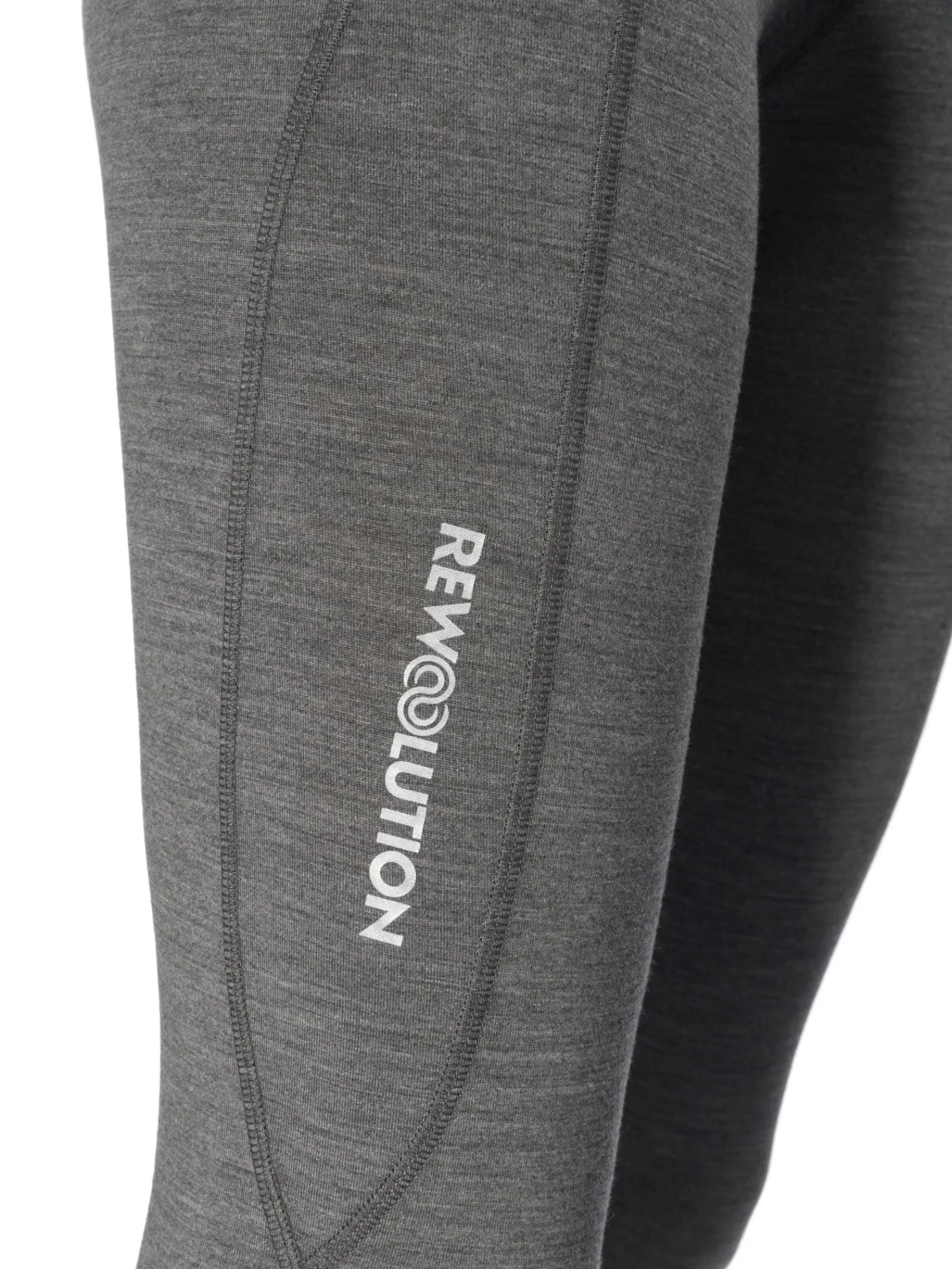 Fashion Rewoolution OLYMPIA - leggings in merino jersey 190 gr per donna in colore grigio