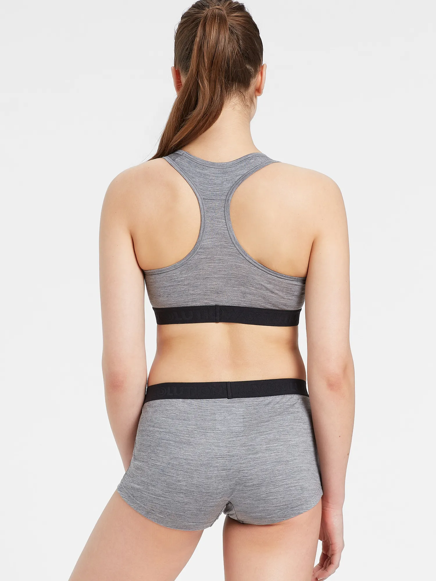 New Rewoolution OLYMPIC - intimo in merino jersey 140 gr per donna in colore grigio