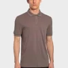 Hot Rewoolution ORO - polo in merino piquet 210 gr per uomo in colore marrone