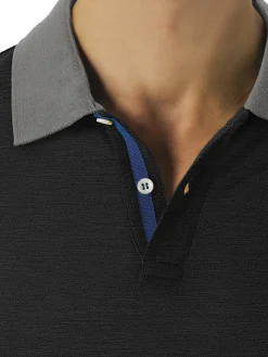 Online Rewoolution ORO - polo in merino piquet 210 gr per uomo in colore grigio