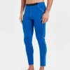 Online Rewoolution PEAK - leggings in merino jersey 190 gr  per uomo in colore blu