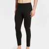 Hot Rewoolution PEAK - leggings in merino jersey 190 gr  per uomo in colore nero