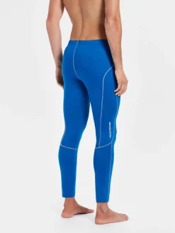 Online Rewoolution PEAK - leggings in merino jersey 190 gr  per uomo in colore blu
