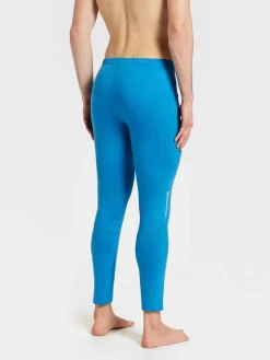 Discount Rewoolution PEAK - leggings in merino jersey 190 gr  per uomo in colore blu