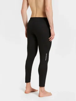 Hot Rewoolution PEAK - leggings in merino jersey 190 gr  per uomo in colore nero