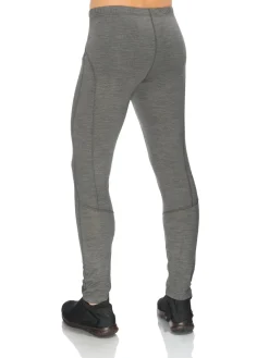Discount Rewoolution PEAK - leggings in merino jersey 190 gr per uomo in colore grigio
