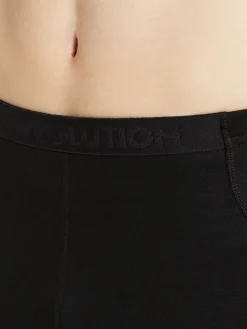 Hot Rewoolution PEAK - leggings in merino jersey 190 gr per uomo in colore nero