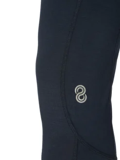 Online Rewoolution PEAK - leggings in merino jersey 190 gr per uomo in colore blu