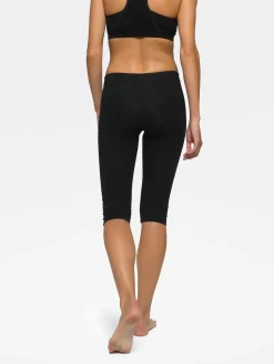 Best Rewoolution RACE - leggings in merino jersey 190 gr per donna in colore nero