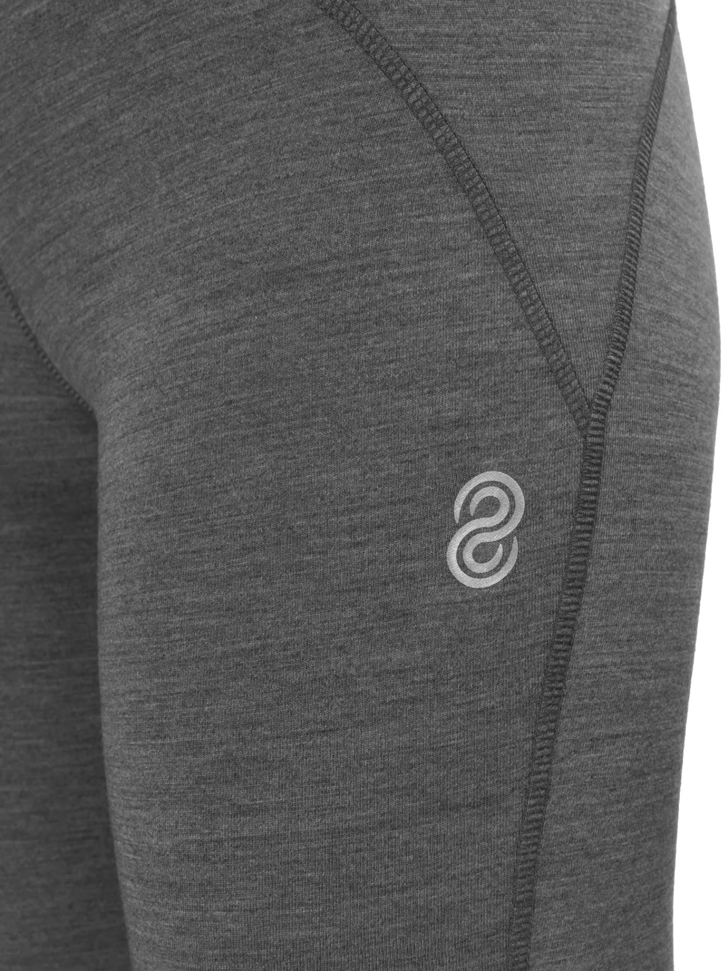 Fashion Rewoolution RACE - leggings in merino jersey 190 gr per donna in colore grigio