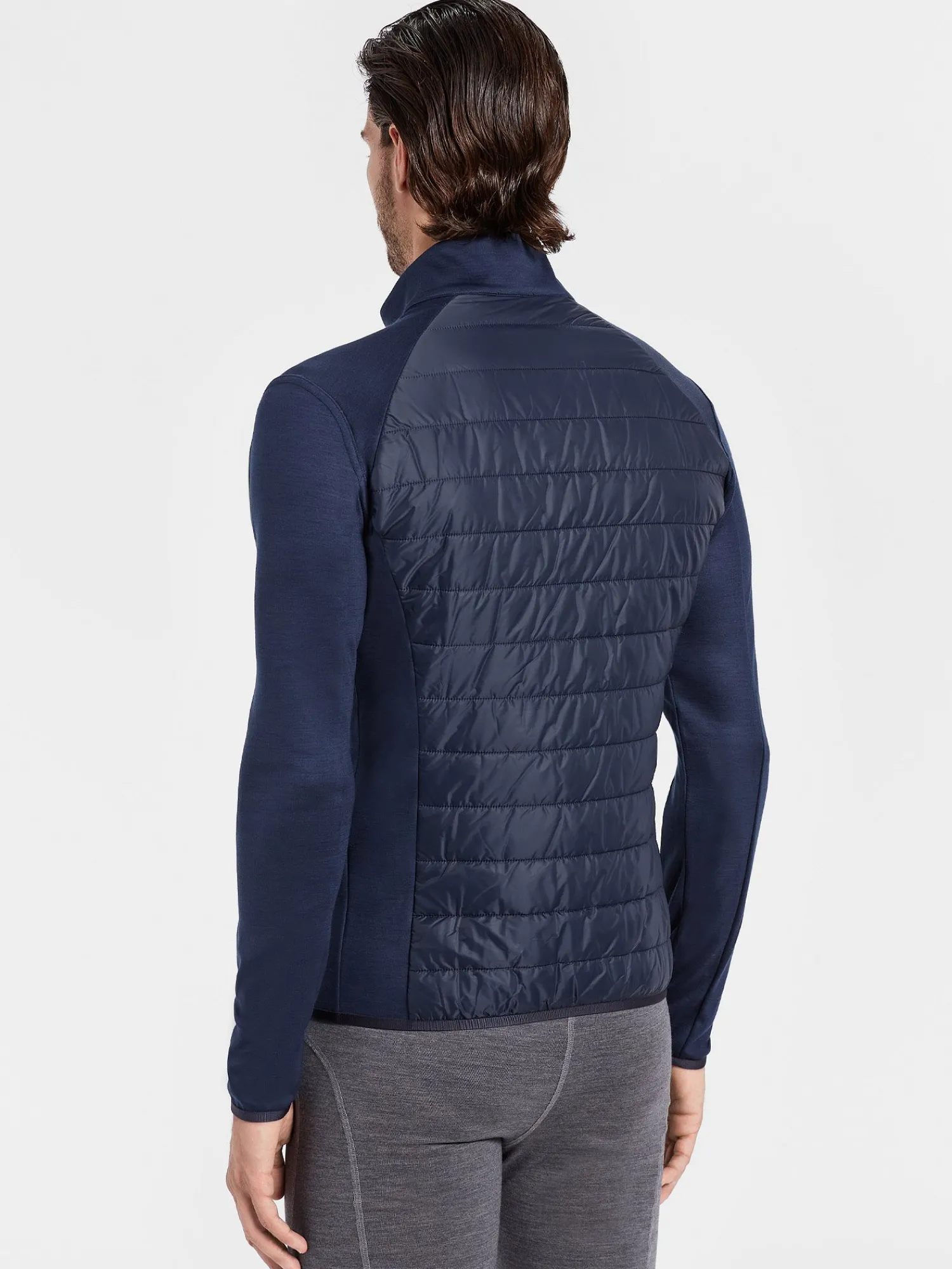 Sale Rewoolution RAS - felpa in merino punto roma 280 gr per uomo in colore blu