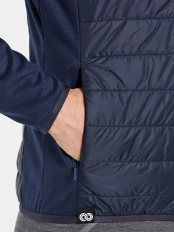 Sale Rewoolution RAS - felpa in merino punto roma 280 gr per uomo in colore blu