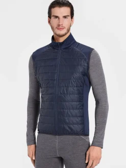 Hot Rewoolution RIGEL - giacca in merino punto roma 280 gr per uomo in colore blu