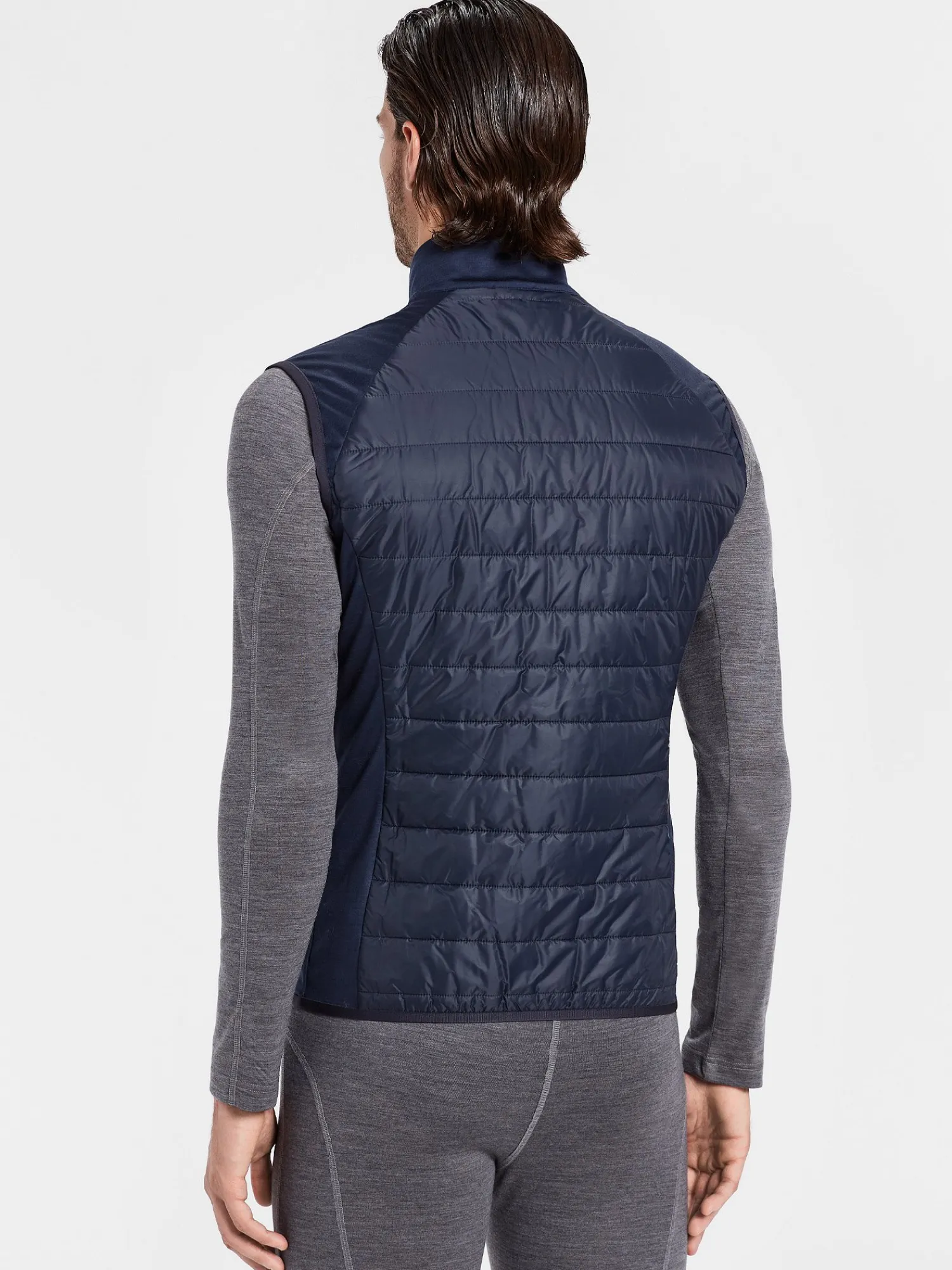Hot Rewoolution RIGEL - giacca in merino punto roma 280 gr per uomo in colore blu