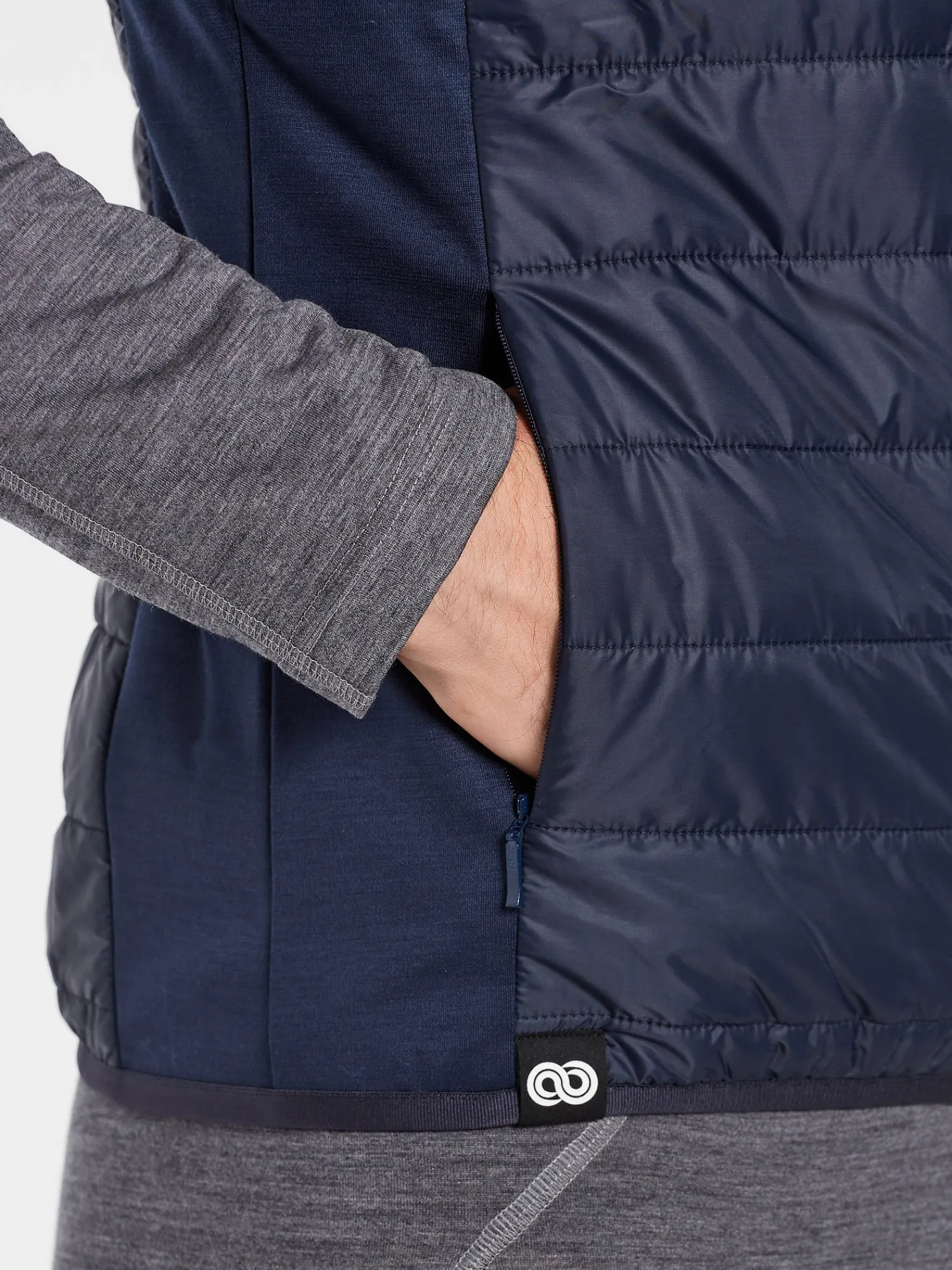 Hot Rewoolution RIGEL - giacca in merino punto roma 280 gr per uomo in colore blu