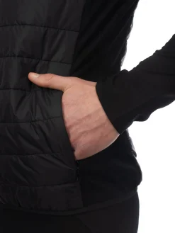 Online Rewoolution RIGEL - giacca in merino punto roma 280 gr per uomo in colore nero