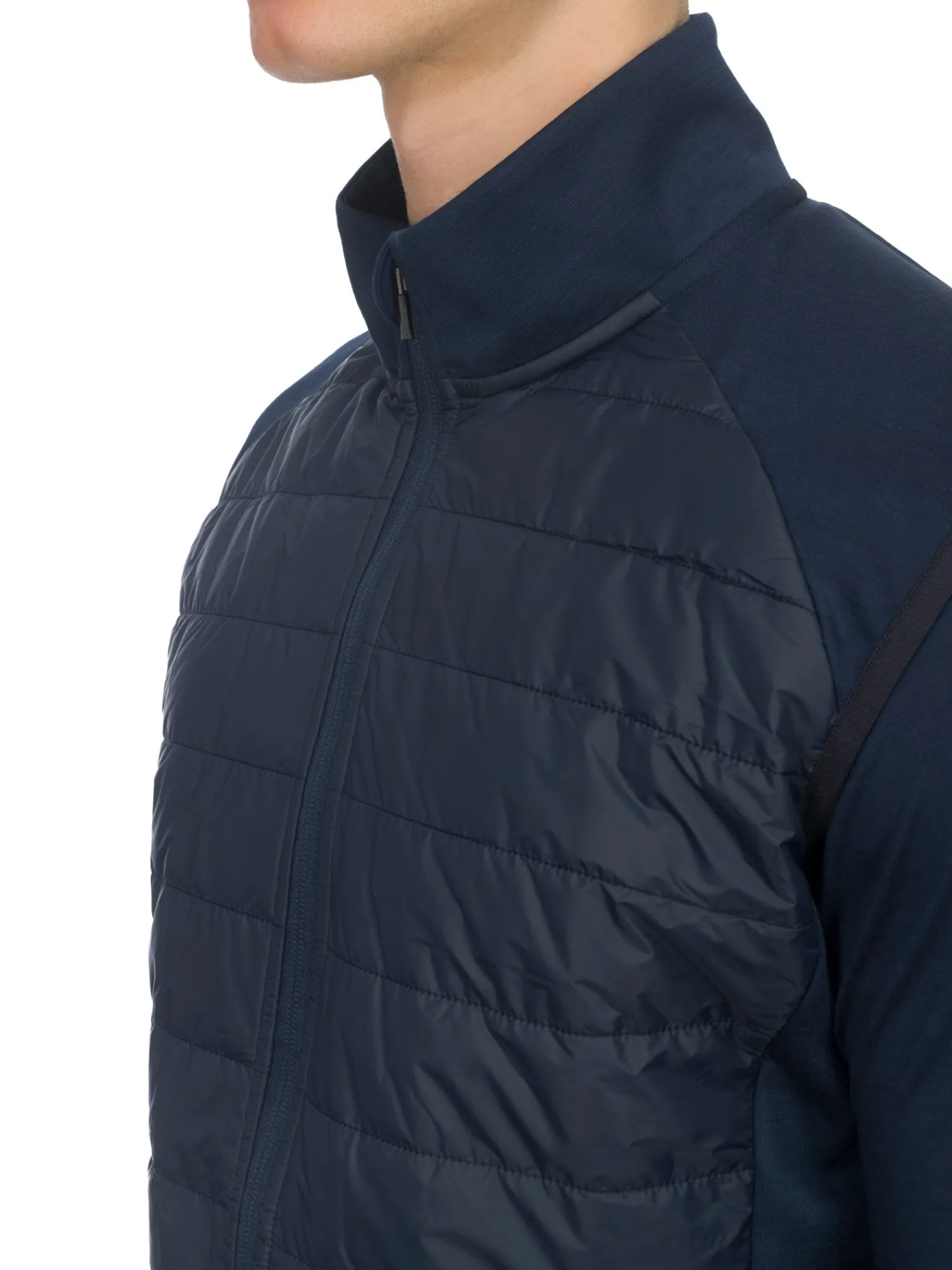Hot Rewoolution RIGEL - giacca in merino punto roma 280 gr per uomo in colore blu