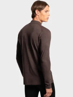 Outlet Rewoolution SILBERHORN - felpa 210 gr per uomo in colore marrone