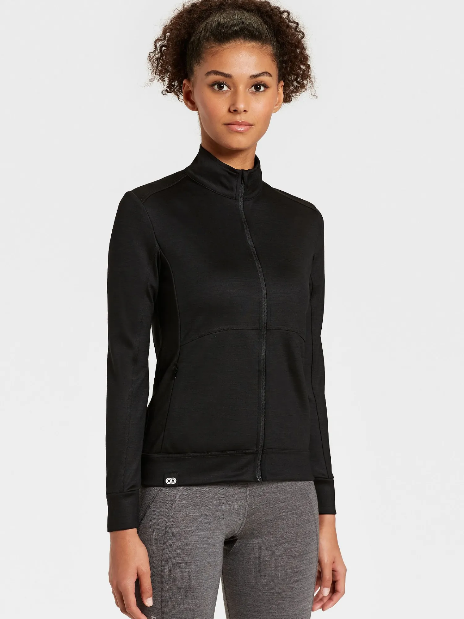 Clearance Rewoolution SNUG - felpa in merino jersey 280 gr per donna in colore nero