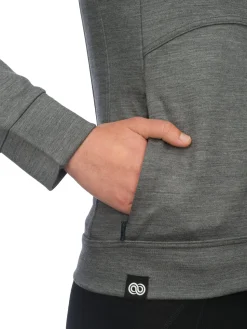 Hot Rewoolution SNUG - felpa in merino jersey 280 gr per donna in colore grigio
