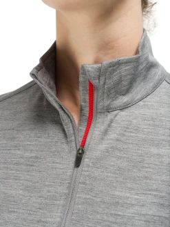 Outlet Rewoolution SNUG - felpa in merino jersey 280 gr per donna in colore grigio