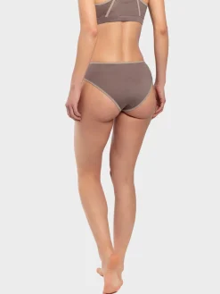 Best Rewoolution SURI - intimo  in merino jersey 140 gr  per donna in colore marrone