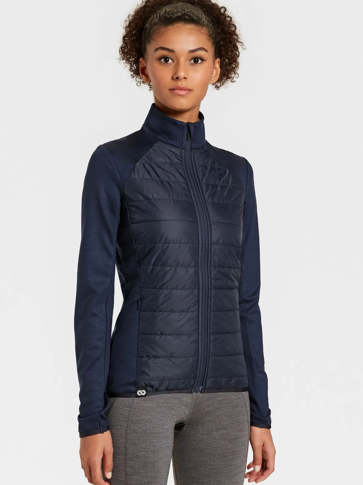 Sale Rewoolution SYBILLA - felpa in merino punto roma 280 gr per donna in colore blu