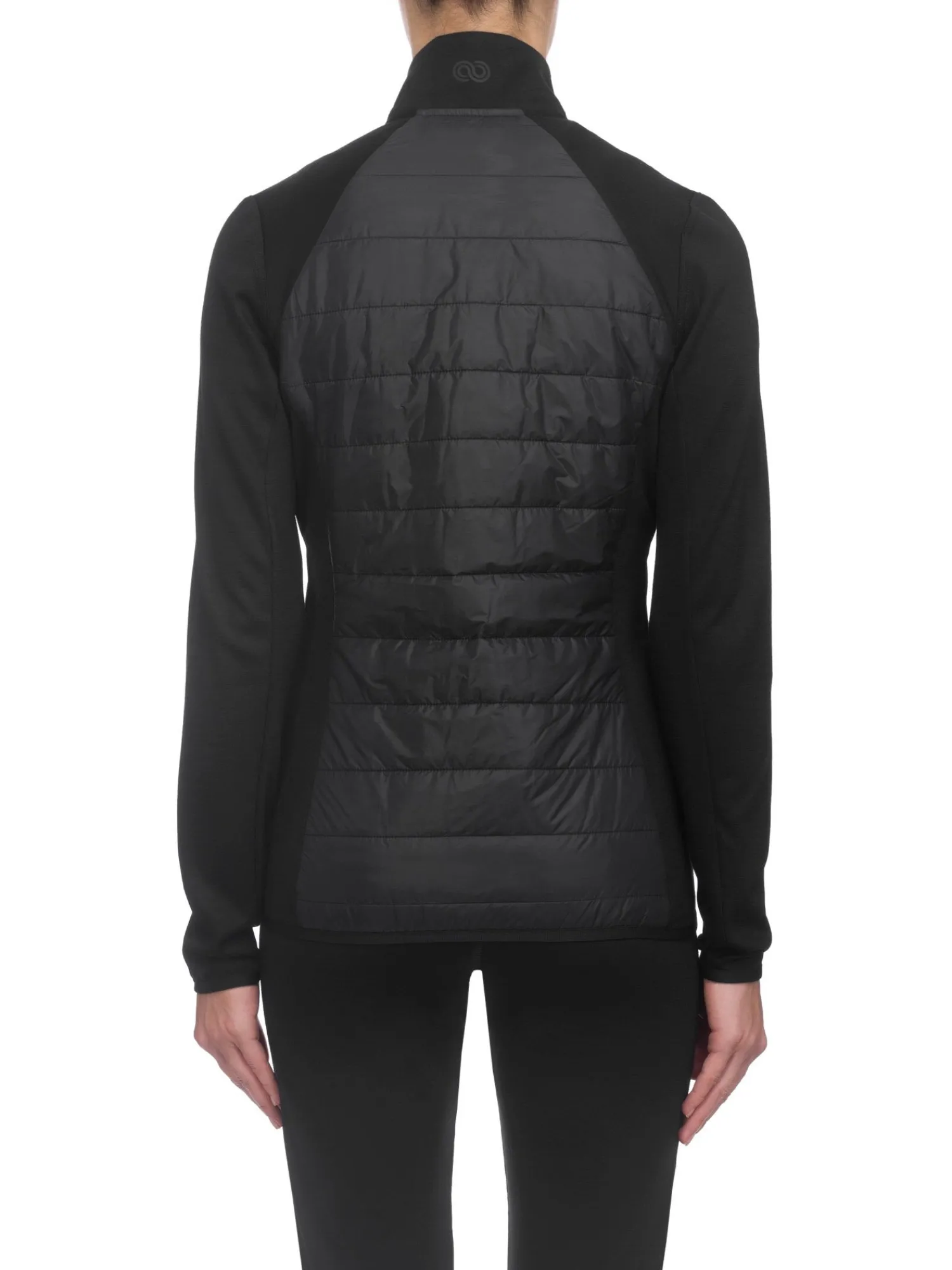 New Rewoolution SYBILLA - felpa in merino punto roma 280 gr per donna in colore nero