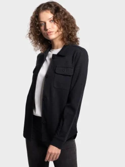 Best Rewoolution TEICHELMANN - polo 280 gr per donna in colore nero