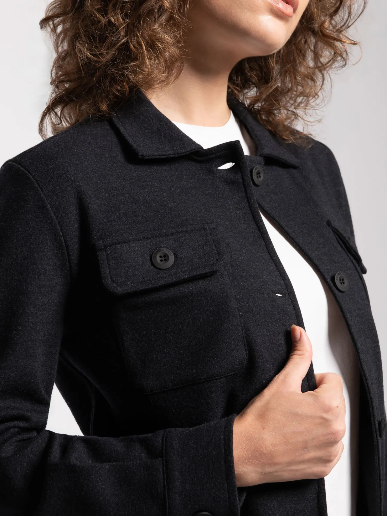 Best Rewoolution TEICHELMANN - polo 280 gr per donna in colore nero