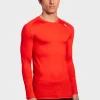 Hot Rewoolution TOMMY - t-shirt in merino jersey 140 gr  per uomo in colore arancione