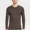 Fashion Rewoolution TOMMY - t-shirt in merino jersey 140 gr  per uomo in colore marrone