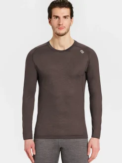 Fashion Rewoolution TOMMY - t-shirt in merino jersey 140 gr  per uomo in colore marrone