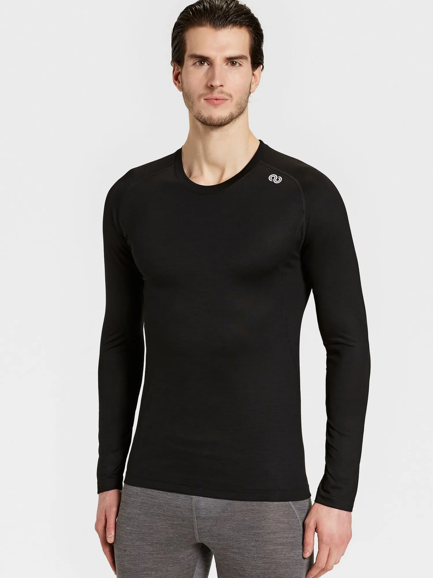 Hot Rewoolution TOMMY - t-shirt in merino jersey 140 gr per uomo in colore nero
