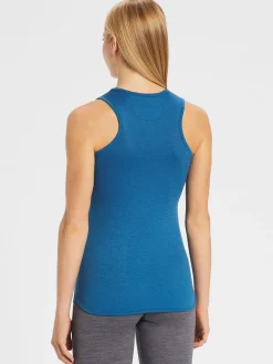 Outlet Rewoolution TOP - intimo in merino mesh 180 gr per donna in colore blu