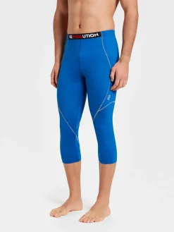 Discount Rewoolution TRACK - leggings 140 gr per uomo in colore blu