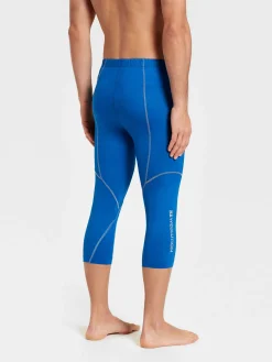 Discount Rewoolution TRACK - leggings 140 gr per uomo in colore blu
