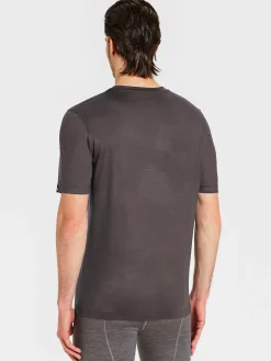 Hot Rewoolution TRICK - t-shirt in merino jersey 140 gr per uomo in colore marrone
