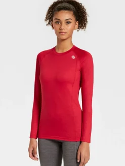 Fashion Rewoolution WIKI - t-shirt in merino jersey 190 gr per donna in colore rosso